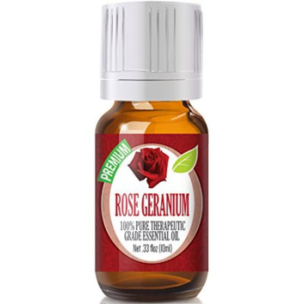Healing Solutions - Essential Oil - Rose Geranium - Pack of 3 - 10 mL