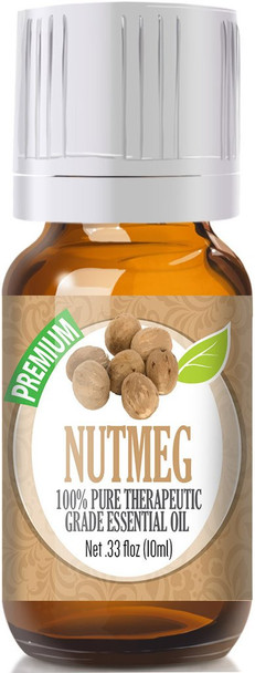 Healing Solutions - Essential Oil - Nutmeg - Pack of 3 - 10 mL