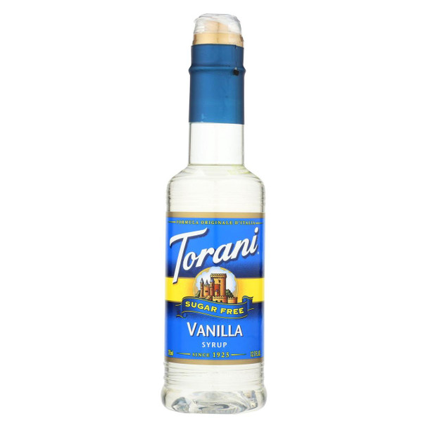 Torani - Coffee Syrup - Sugar Free Vanilla - Case of 4 - 12.7 fl oz.