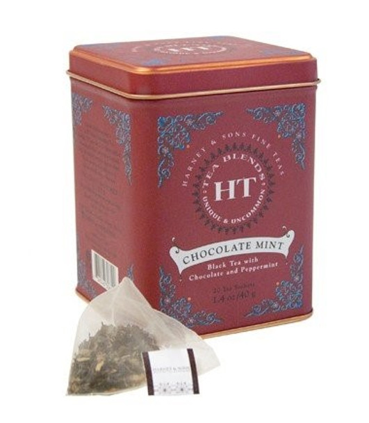 Harney and Sons - Tea - Chocolate Mint - Case of 4 - 20 Count