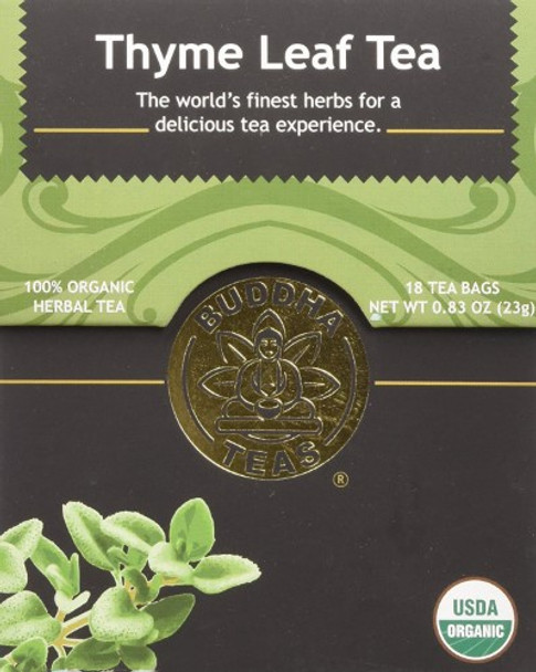 Buddha Teas - Organic Tea - Thyme Leaf - Case of 6 - 18 Count