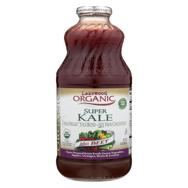 Lakewood - Organic Juice - Kale Beet - Case of 6 - 32 fl oz.