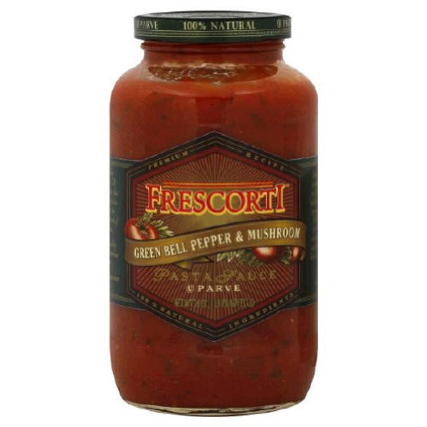 Frescorti - Pasta Sauce - Peppers and Mushroom - Case of 12 - 26 fl oz.