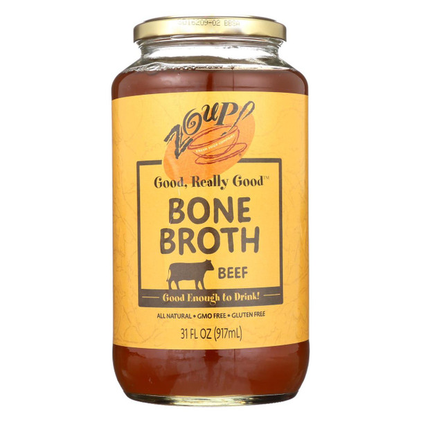 Zoup! Good Really Good - Bone Broth - Beef - Case of 6 - 31 fl oz.