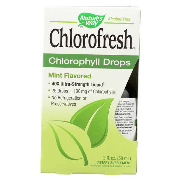 Nature's Way - Chlorofresh Mint 40x Drop - 2 FZ