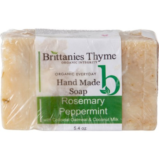 Brittanie's Thyme - Bar Soap - Rosemary Peppermint - Case of 6 - 5.4 oz.