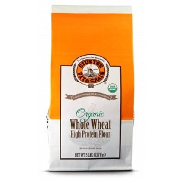Giusto's Flour - Organic Flour - Whl Wheat Fine - Case of 25 - lb.