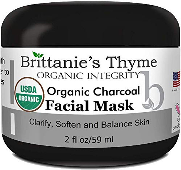 Brittanie's Thyme - Organic Facial Mask - Charcoal - 2 oz.