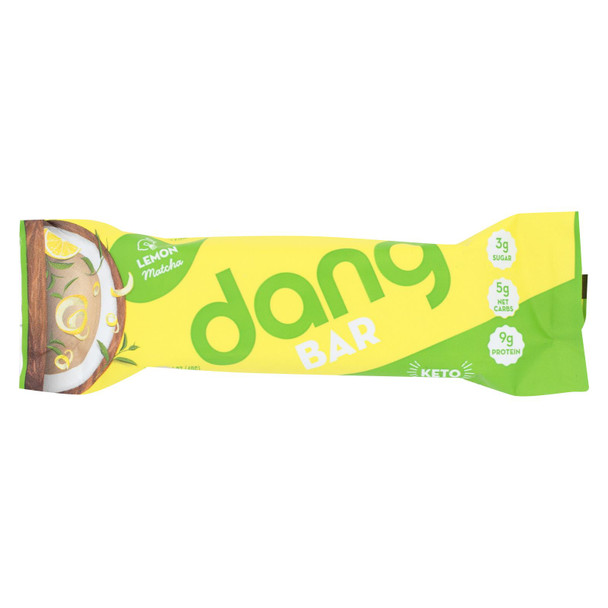 Dang - Bar - Lemon Matcha - Case of 12 - 1.4 oz.