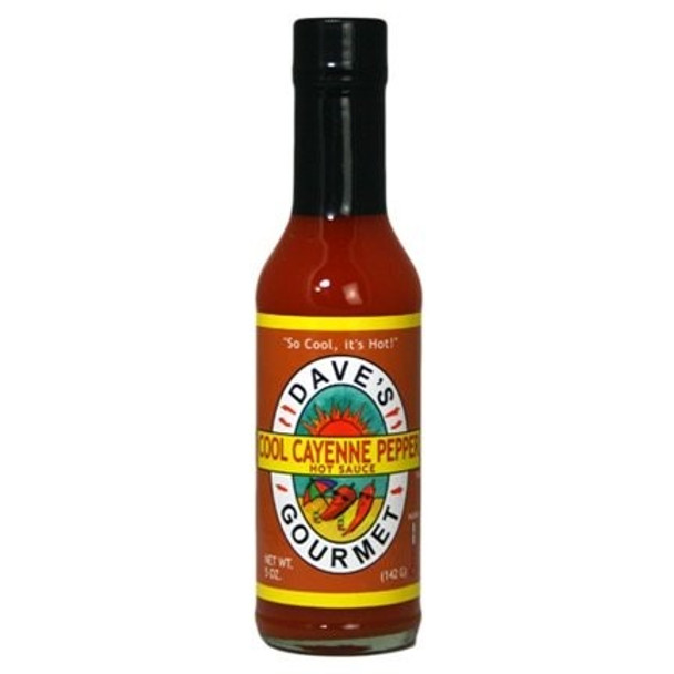 Dave's Gourmet - Hot Sauce - Cool Cayenne - Case of 12 - 5 fl oz.