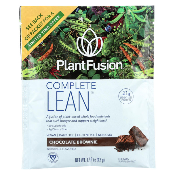 Plantfusion - Complete Lean Protein - Chocolate - Case of 12 - 42 g