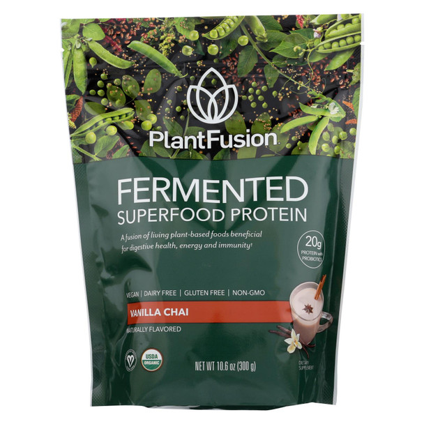Plantfusion - Organic Plant Protein - Vanilla Chai - 10.6 oz.