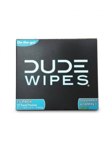 Dude Wipes - Wipes Travel Singles - 15 ct.