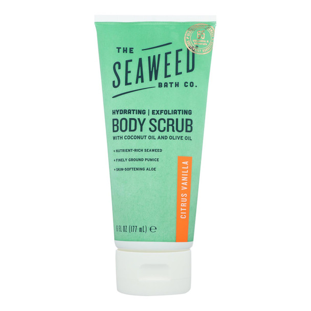 The Seaweed Bath Co - Hydrating Body Scrub - Citrus Vanilla - 6 oz