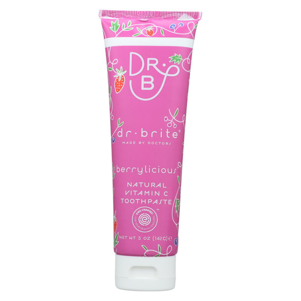 Dr. Brite - Fluoride Free Toothpaste - Berrylicious - 5 oz.