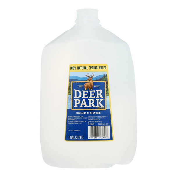 Deer Park - Spring Water - Case of 6 - 1 GAL