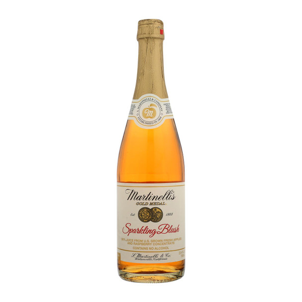 Martinelli's - Sparkling Blush Apple Raspberry - Case of 12 - 25.4 FZ