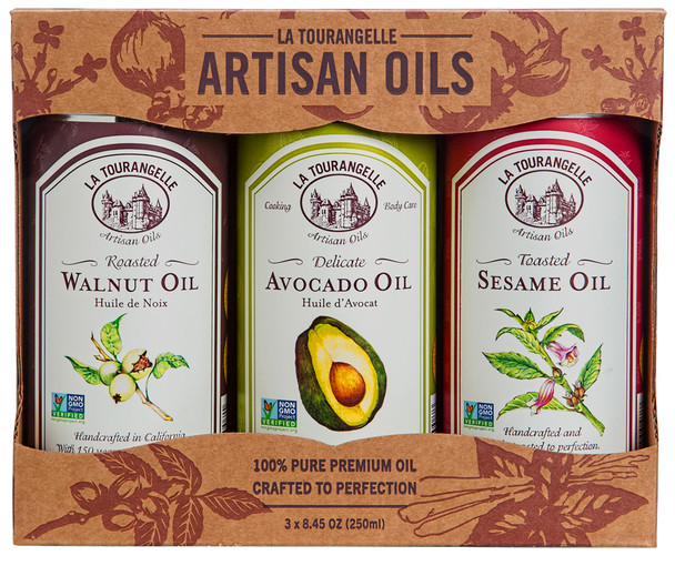 La Tourangelle - Oil Walnt Avo Sesme Trio - Case of 12 - 8.45 OZ