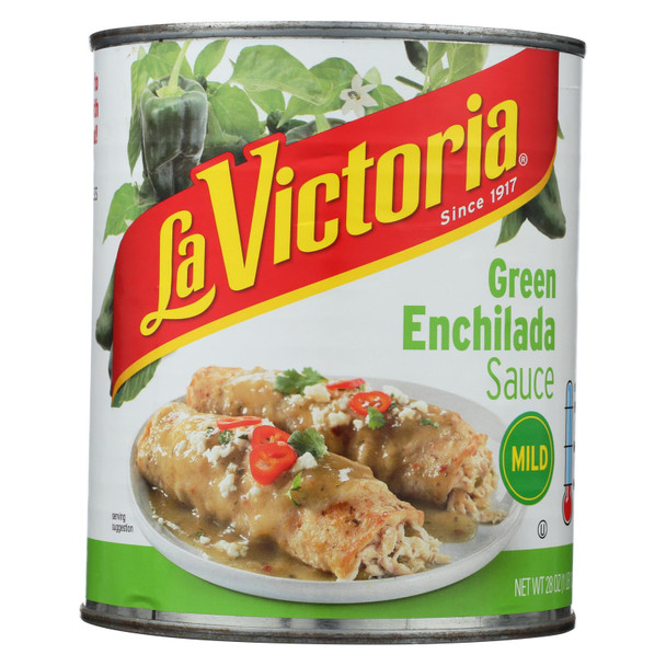 La Victoria Green Enchilada Sauce - Case of 12 - 28 FZ