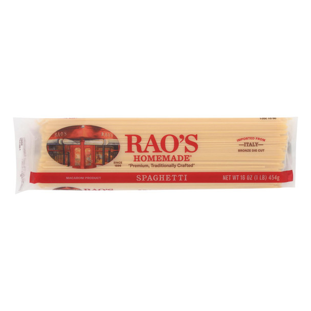 Rao's Specialty Food - Pasta Spaghetti - Case of 20 - 16 OZ