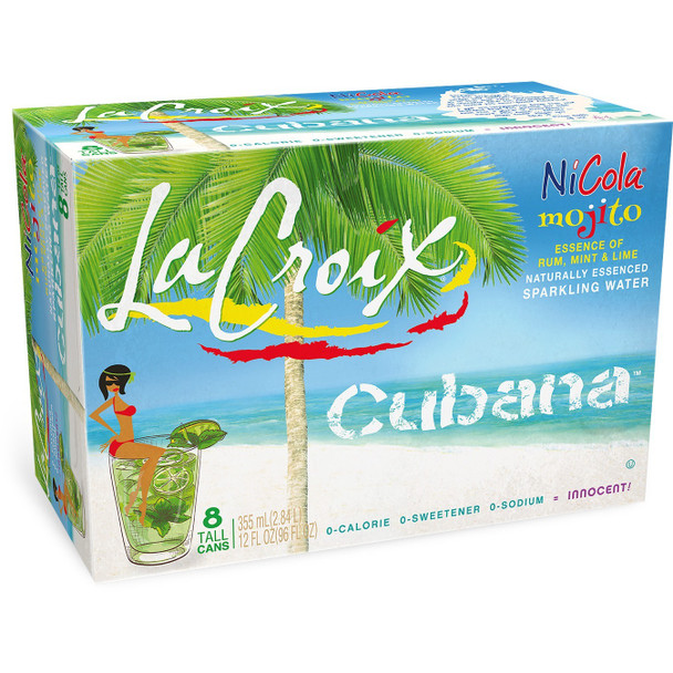 Lacroix - Water Spk Nicola Cubana - Case of 3 - 8/12 FZ