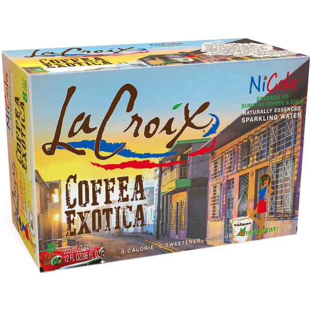 Lacroix - Water Spk Nicola Coffee - Case of 3 - 8/12 FZ