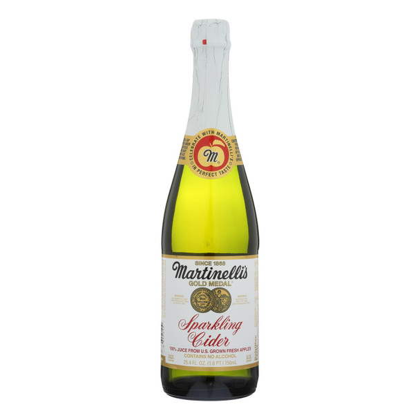 MartinelliS Sparkling Apple Cider  - Case of 6 - 25.4 FZ