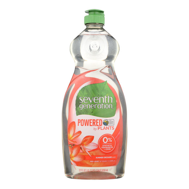 Seventh Generation - Dish Liquid Summer Orchard - Case of 12 - 22 FZ
