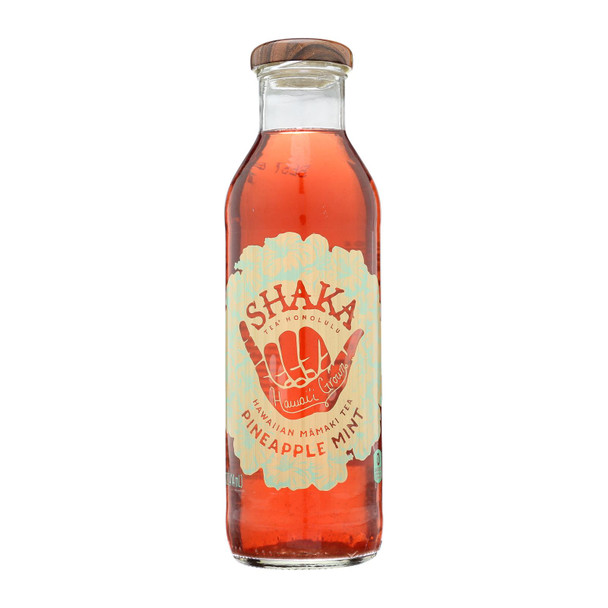 Shaka Tea Shaka Bottled Tea Peppermint Mint - Case of 12 - 14 FZ