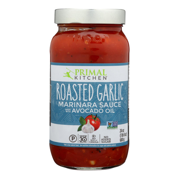 Primal Kitchen - Sauce Marinara Roasted Garlic - Case of 6 - 24 OZ