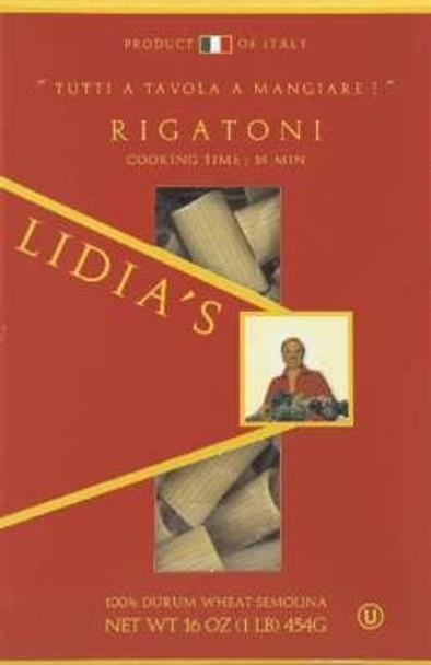 Lidia's 100% Durum Wheat Semolina Rigatoni - Case of 12 - 16 OZ