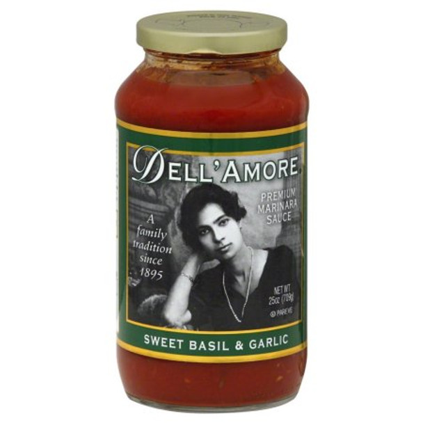 Dell Amore Premium Marinara Sauce - Case of 6 - 25 FZ