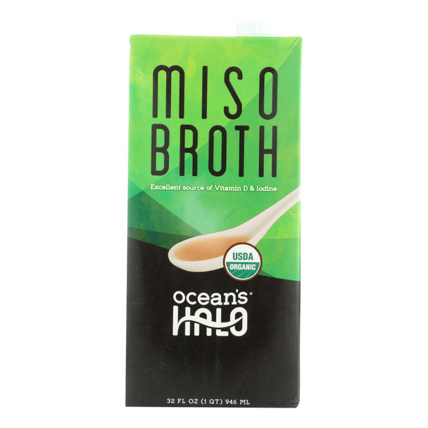 Ocean's Halo Broth Miso  - Case of 6 - 32 FZ