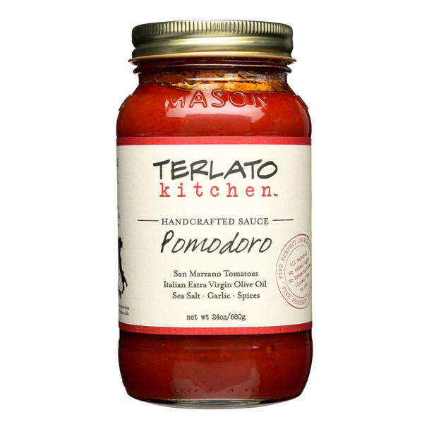 Terlato Kitchen Pomodoro Handcrafted Sauce  - Case of 6 - 24 OZ