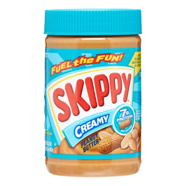 Skippy Creamy Peanut Butter - Case of 12 - 16.3 OZ