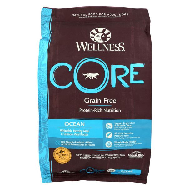 Wellness Pet Products Dog Food - Ocean Formula - 12 lb.