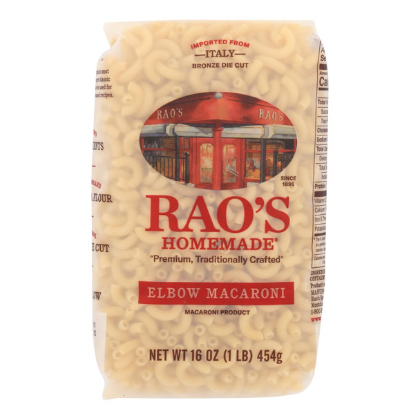 Rao's Specialty Food - Pasta Elbow Macaroni - Case of 12 - 16 OZ