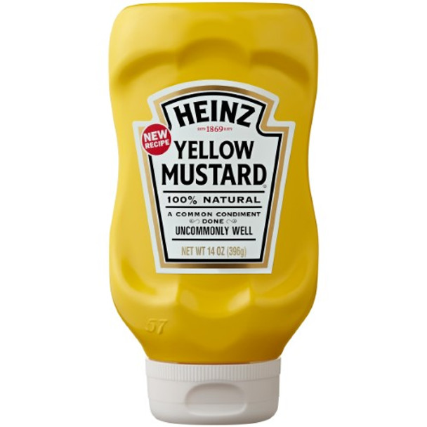 Heinz Yellow Mustard - Case of 12 - 14 OZ