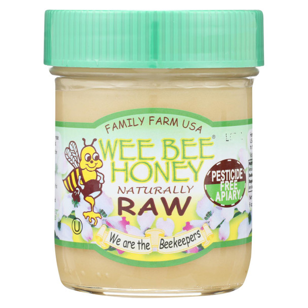 Wee Bee Honey - Naturally Raw Honey - Case of 12 - 9 OZ