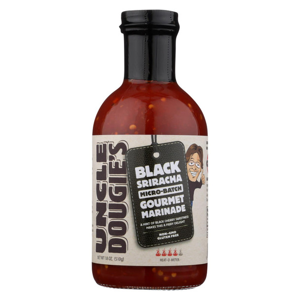 Uncle Dougie's - Marinade Black Sriracha - Case of 6 - 18 OZ