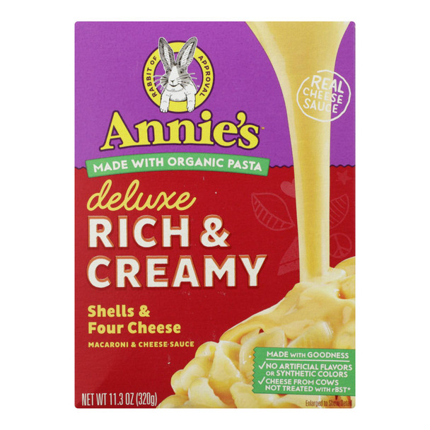 Annie's Homegrown - Mac&chs Dlx 4chs Shel - Case of 12 - 11.3 OZ