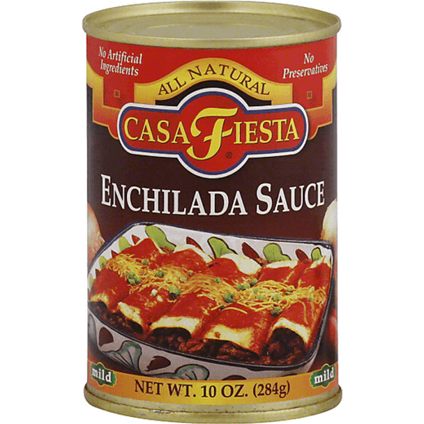 Casa Fiesta Green Enchilada Sauce - Case of 12 - 10 OZ