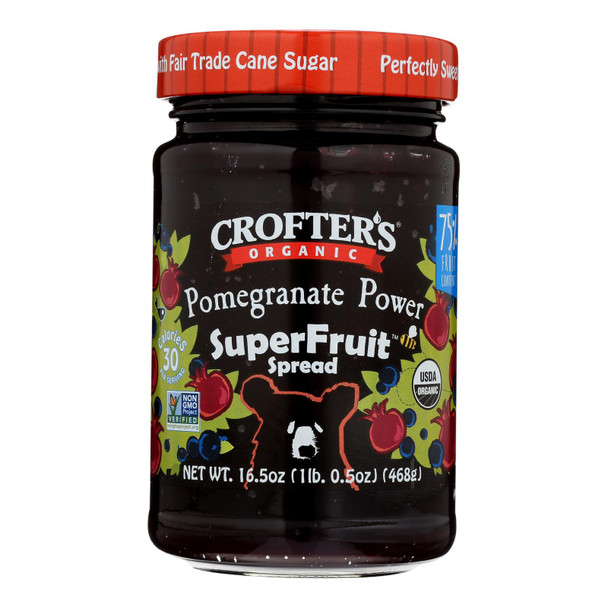 Crofters - Prem Sprd Pomegranate - Case of 6 - 16.5 OZ