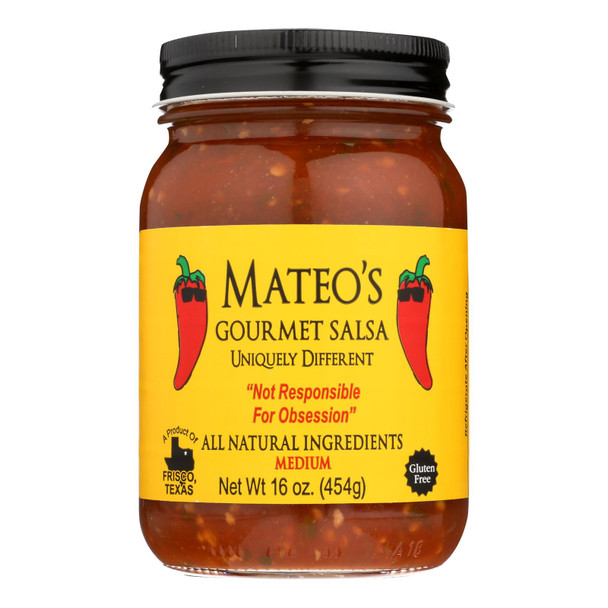 Mateo's Gourmet Salsa - Case of 6 - 16 OZ