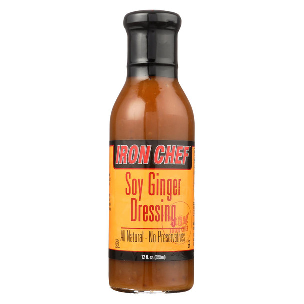 Iron Chef - Dressing Soy Ginger - Case of 6 - 12 FZ
