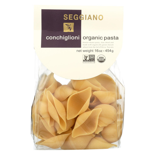 Seggiano Organic Conchiglioni Pasta  - Case of 8 - 16 OZ