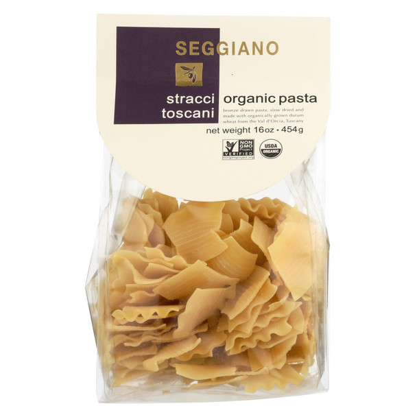 Seggiano Organic Stracci Toscani Pasta  - Case of 8 - 16 OZ