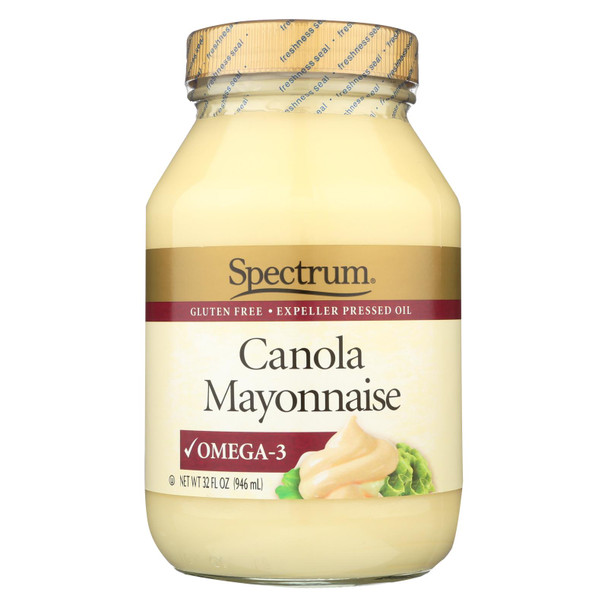 Spectrum Naturals Canola Mayonnaise  - Case of 3 - 32 OZ