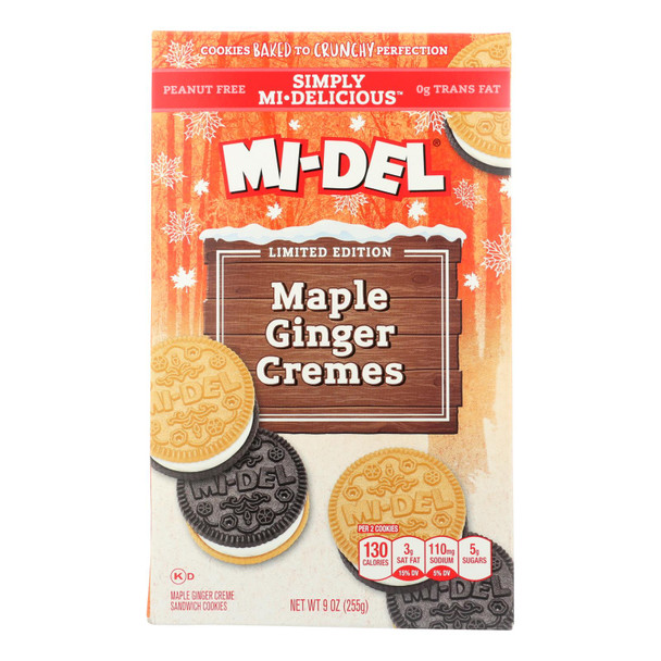 Midel - Cookie Maple Ginger Creme - Case of 12 - 9 OZ