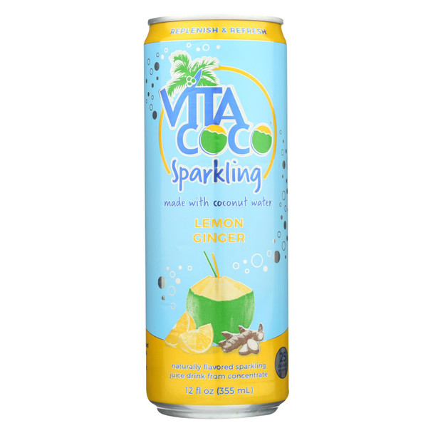 Vita Coco - Bev Spk Coconut Water Lemon Ginger - Case of 12 - 12 FZ